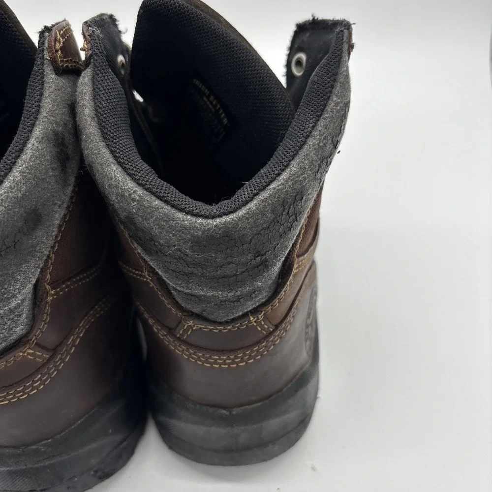 Mens Red Wing Irish Setter 83608 Ely Brn Leather Steel Toe Work Boots Sz 11 D